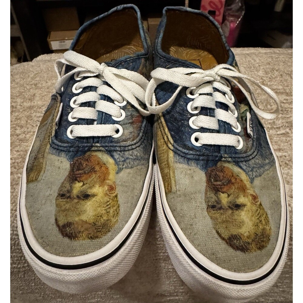 Vans VINCENT VAN GOGH Amsterdam Museum AUTHENTIC 'SELF-PORTRAIT' US 7 Limited Ed